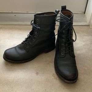 Frye combat boots